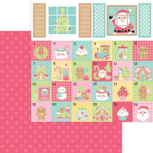 Papel 12x12 - Gingerbread kisses - christmas jammies