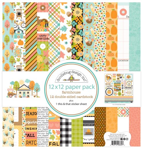 Paquete - farmhouse - 12x12 paper pack