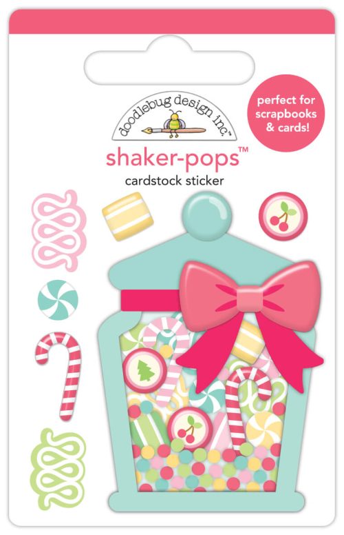 Calcomania dimensional y shaker - Shakerpop - christmas candy