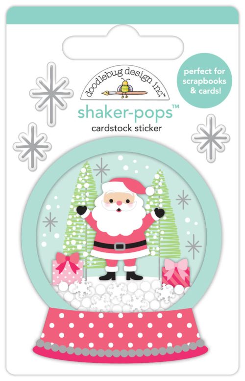 Calcomania dimensional y shaker - shakerpop - merry little christmas