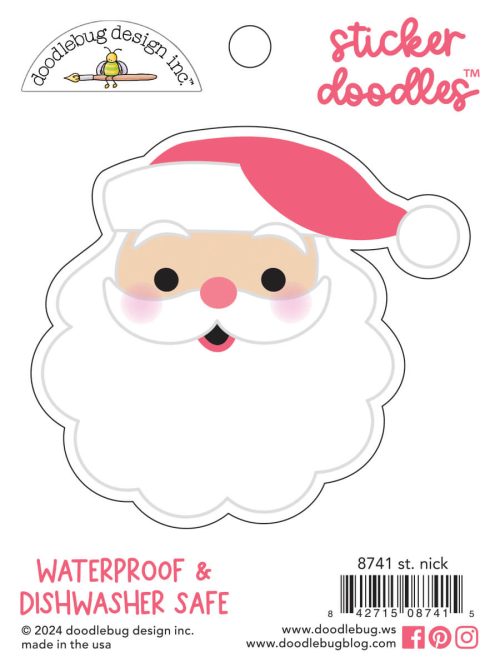 Calcomania contra agua - sticker doodles - st. nick