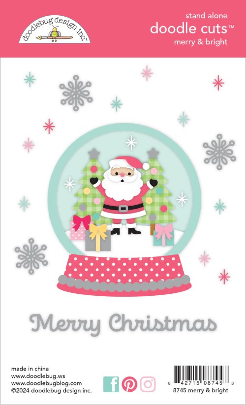 Troquel - doodle cuts - merry & bright