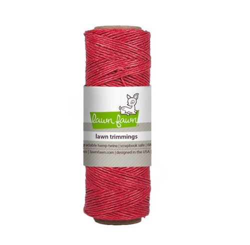 Red hemp twine